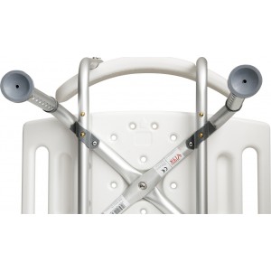 Καρέκλα Μπάνιου Αλουμινίου με Πλάτη Shower Bench VT 105 09-2-049 Vita
