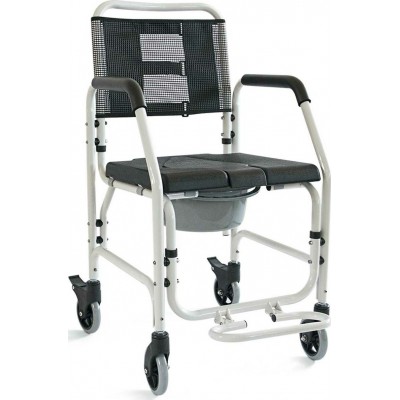 Αναπηρικό Αμαξίδιο Μπάνιου-Τουαλέτας Αδιάβροχο 44,5 cm