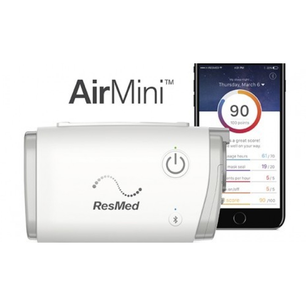 Auto Cpap ταξιδίου Resmed AutoSet AirMini Κατ οίκον Νοσηλεία